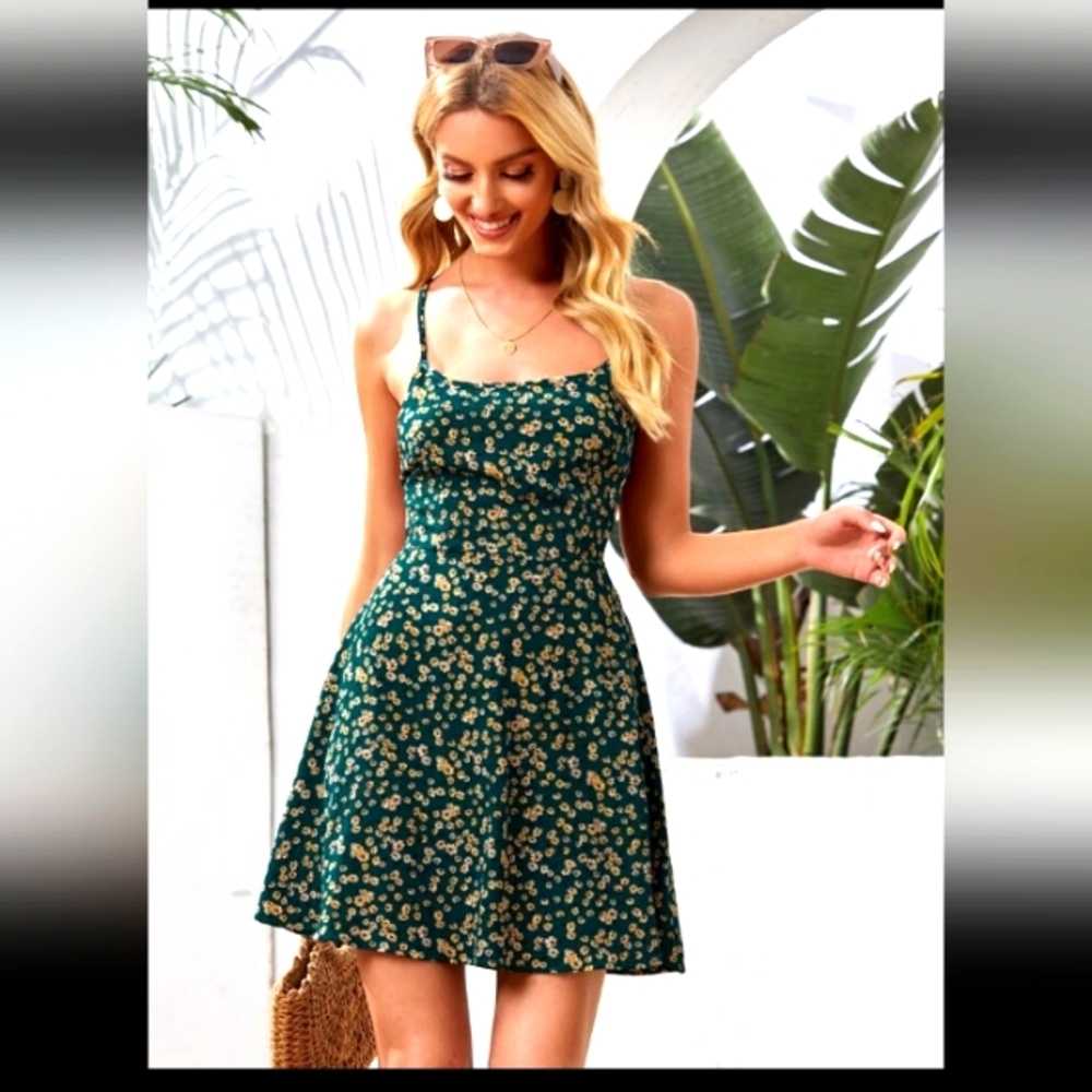 NEW Laceup Backless Cami Dress